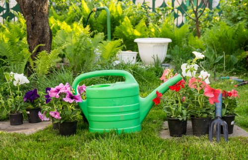 Reusable garden materials prepared for charity donation